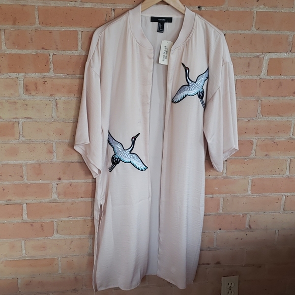 Robe dress, champagne 🍾 color, beautiful bird 🐦 - Picture 2 of 6